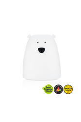 Rabbit & Friends Miś Mały Lampka Silikonowa biała