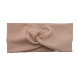 Milenove opaska bawełniana przeplatana milki coffee 46 cm