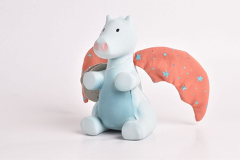 Tikiri gryzak grzechotka smok turkusowy