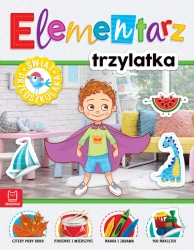 Elementarz 3-latka, książeczka z zadaniami dla dzieci. Świat przedszkolaka. Wydanie II