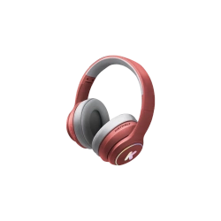 Kidywolf – słuchawki bezprzewodowe, bezpieczne dla dzieci 8+ z ograniczeniem głośności 85 dB | czerwone