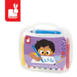 Janod Kredki żelowe 10 kolorów 3+