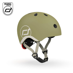 SCOOTANDRIDE Kask XXS-S dla dzieci 1-5 lat Olive